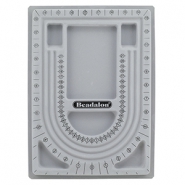 Beadalon tablero de enfilado de joyas Gris