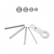 Beadalon Jump Ring Maker (utencilio para hacer anillas 4mm, 6mm, 7mm, 8mm) Plateado