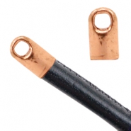 Fornituras met&aacute;licas TQ terminal &Oslash;2.6mm oro rosad (sin n&iacute;quel)