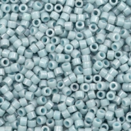 Abalorios Miyuki Delica's 11/0 Duracoat opaque dyed moody blue DB-2129