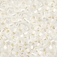 Miyuki Rocalla 8/0 Silverlined crystal 8-1