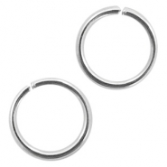 Fornituras Acero Inox anillas 6mm plata vieja