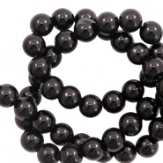 Piedras naturales 6 mm &aacute;gata negro