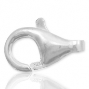 Plata 925 Fornituras mosquetón 8mm Plata