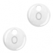 Colgantes metálicos Basic Quality letra O Plata vieja (sin níquel)