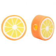 Abalorios polímero naranja Naranja neón