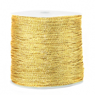 Hilo macram&eacute; met&aacute;lico 0.5mm Seda de ma&iacute;z dorado