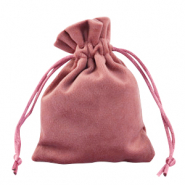 Bolso de terciopelo Rosa antique
