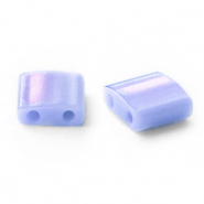 Abalorios Miyuki tila 5x5mm Opaque luster light periwinkle blue TL-446