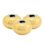 Abalorios Acero Inox 8mm Dorado