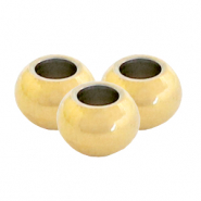 Abalorios Acero Inox 6mm Dorado