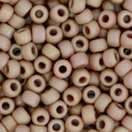 Rocalla Miyuki 6/0 Opaque glazed frosted rainbow lavender 6-4694