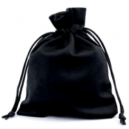 Bolso de terciopelo Negro