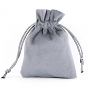 Bolso de terciopelo Gris