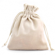 Bolso de terciopelo Beige