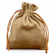 Bolso de terciopelo Marrón