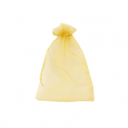Bolso de organza 7x9cm Amarillo dorado