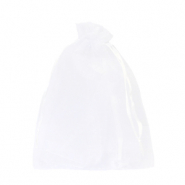 Bolso de organza 13x18cm Blanco