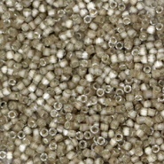 Abalorios Miyuki Delica's 11/0 Silk satin variegated taupe DB-671
