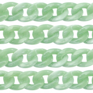 Cadena acr&iacute;lico 22mm Verde