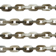 Cadena acr&iacute;lico 15mm Gris