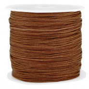 Hilo macram&eacute; 0.8mm Marr&oacute;n pecan
