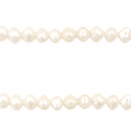 BQ Perlas de agua dulce redondas 4mm Blanco natural