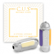 Joyería message beads C.U.S® "love" Plateado (sin níquel)