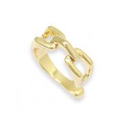 Metal TQ lat&oacute;n pendientes ear cuff Dorado