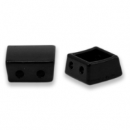 Abalorios Tile cuadrado Negro