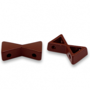 Abalorios Tile reloj de arena Marr&oacute;n barrica