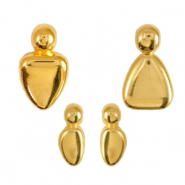 Colgantes metálicos DQ familia Dorado (sin níquel)