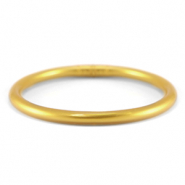 Pulsera imitaci&oacute;n Pan de Oro 5mm talla M Dorado Aspen