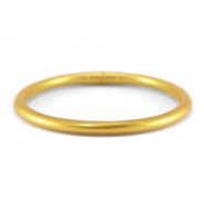 Pulsera imitaci&oacute;n Pan de Oro 5mm talla S Dorado Aspen