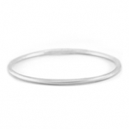 Pulsera imitaci&oacute;n Pan de Oro 3mm talla M Plateado