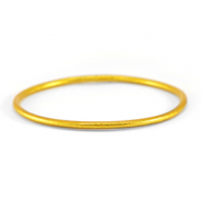 Pulsera imitaci&oacute;n Pan de Oro 3mm talla S Dorado