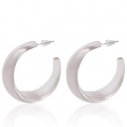 Pendientes Trendy criolla Taupe