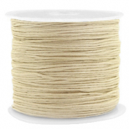 Hilo macram&eacute; 0.8mm Beige dorado