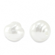 Imitaci&oacute;n de perlas de agua dulce Blanco