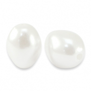 Imitaci&oacute;n de perlas de agua dulce Blanco