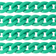 Cadena acrílico 29mm mate Verde cabaña