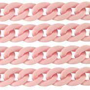 Cadena acrílico 29mm mate Rosa claro