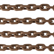 Cadena acrílico 15mm mate Marrón sabana