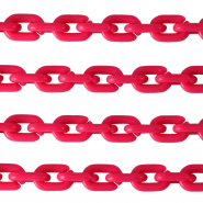 Cadena acrílico 15mm mate Rosa magenta