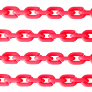 Cadena acr&iacute;lico 15mm brillante Rosa ne&oacute;n