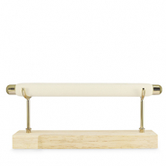 Expositor de joyer&iacute;a para anillos Natural-dorado