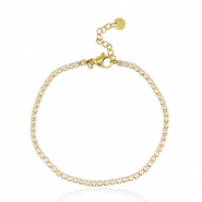 Pulseras Acero Inox Dorado-melocot&oacute;n