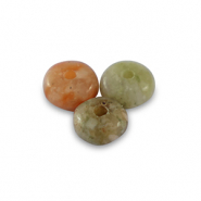 Piedras naturales Jaspe rondeles 4mm Multicolor marrón
