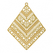 Colgantes Acero Inox bohemios rombo Dorado