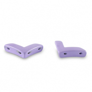 Abalorios Tile flecha P&uacute;rpura paisley